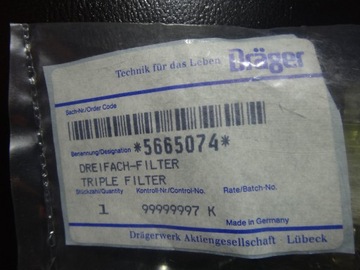 DREIFACH - FILTER, TRIPLE FILTER Dräger 5665074