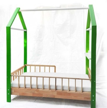 Łóżko dziecięce - domek z materacem 140x70 cm