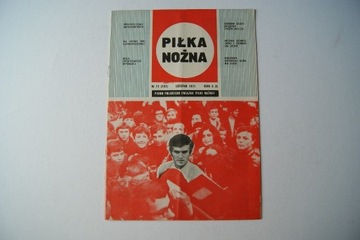 MIESIĘCZNIK PIŁKA NOŻNA PZPN NR 11/187/ 1971