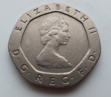 Wielka Brytania, 20 Pence, 1982