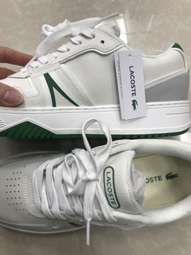 Buty męskie Lacoste Leather white green