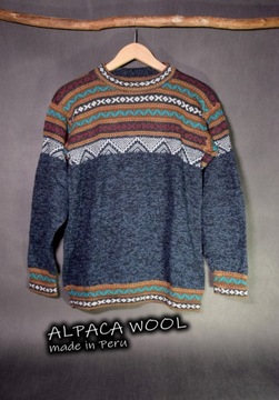 Sweter Termiczny Premium Z Wełny Alpaki Peru