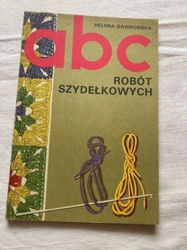 ABC robót szydełkowych H. Gawrońska 1972 vintage