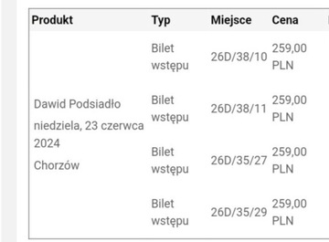 Dawid Podsiadło Chorzów 23 czerwiec 2024