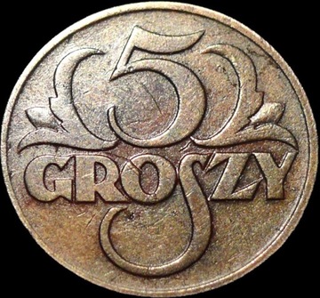 5 groszy 1925  RZADKA