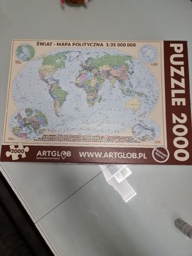 Puzzle Świat 2000