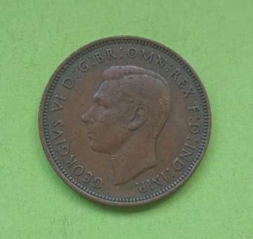 Wielka Brytania Half Penny 1942