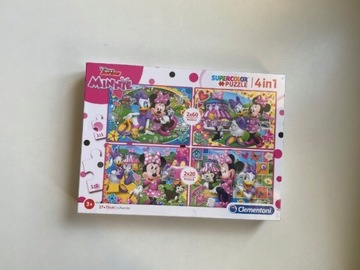 Puzzle Myszka Minnie 4w1