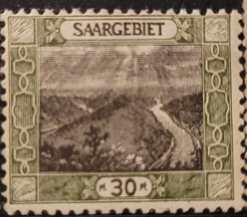 Znaczek SAARGEBIET