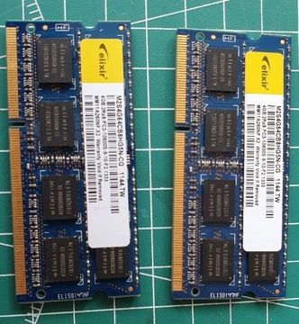 Pamięć DDR3 1333 MHz sodimm 2 x 4 GB