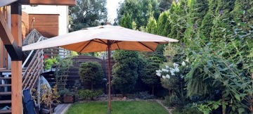 Parasol ogrodowy duży 3x4m