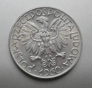 5 zł Rybak 1960 r. 