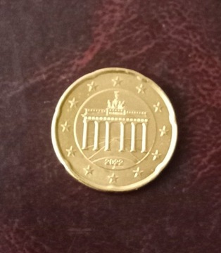 20 euro cent NIEMCY 2022 J 