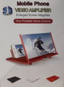 Składany  ekran powiększający smartfon Smart TV