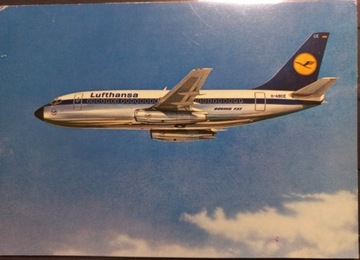 Pocztówka Lufthansa Lotnictwo Boeing 737 City Jet