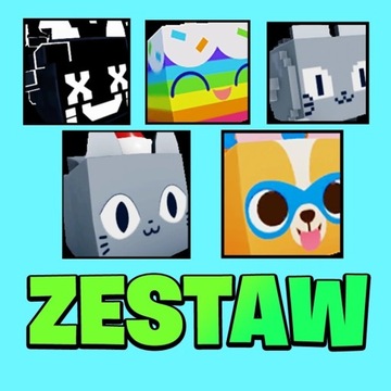 Zestaw 5x Huge Cat Pet Simulator X