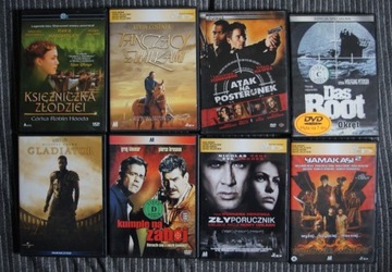 Filmy DVD/VCD kolekcja 8 filmów 
