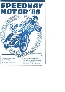 35-LECIE  RKS MOTOR 1985 r Lublin/czysty/