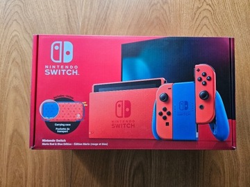 NOWE NINTENDO SWITCH MARIO RED AND BLUE EDITION!!!