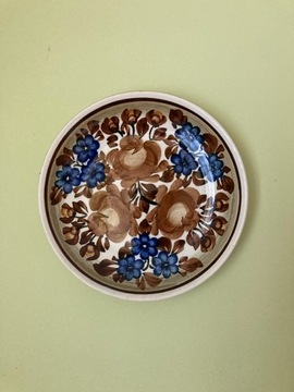 Talerz ceramiczny ręcznie malowany