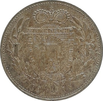 Liechtenstein 1 krone 1915, Ag Y#2