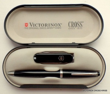 Victorinox Cross -zestaw scyzoryk + długopis