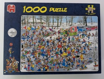 Puzzle Lodowisko - 1000 elementów Jumbo - Haastern