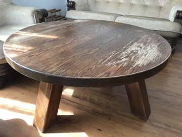 Stół okrągły dębowy 110cm
