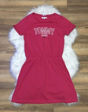 Różowa sukienka Tommy Hilfiger XS 