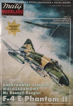 Mały Modelarz 1-2/2001 samolot F-4 E Phantom ll