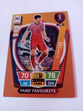 Fifa World cup Qatar 2022 JAE - SUNG LEE 315 