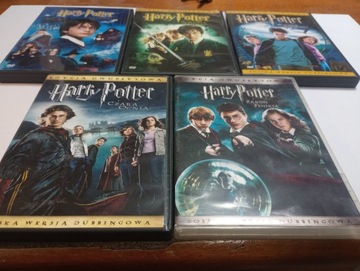 DVD Harry Potter 5 filmów zestaw
