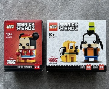 Lego Brick Headz Mickey Mouse i Pluto oraz Goofy