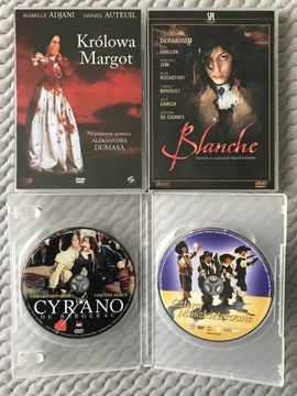 Cyrano De Bergerac, Czterej muszkieterowie...4 DVD