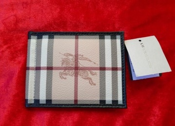 Burberry portfel piękny 100% Oryginał prezent lux