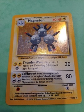 Magneton karta pokemon base set 9/102