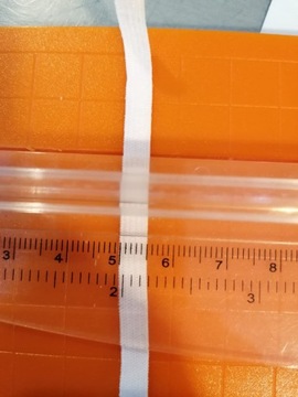 Guma gumka do szycia maseczek 5mm 100m biała