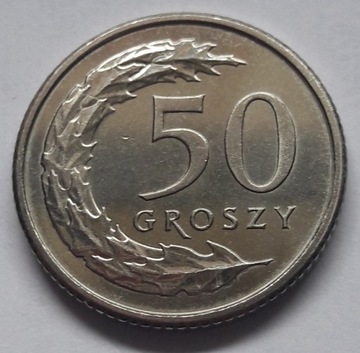 III RP--50 groszy  z 2013 r.