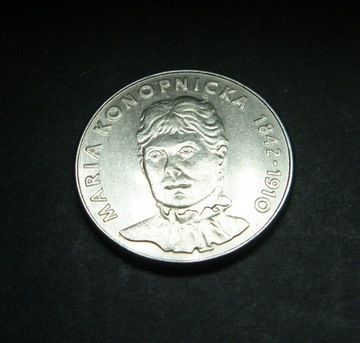 20 zł złotych 1978 Konopnicka