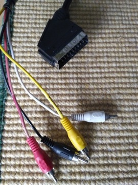 Kabel SCART (Euro) - 4x RCA (cinch) 2metry
