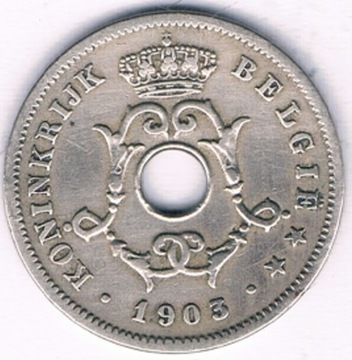 BELGIA VL 10 cent 1903