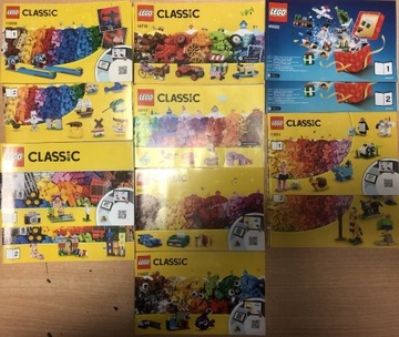 LEGO CLASSIC losowe instrukcje 1kg