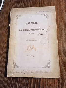 Jahrbuch rocznik z XIX wieku jedwabniki
