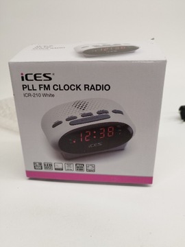 Radiobudzik ices icr-210 biały 