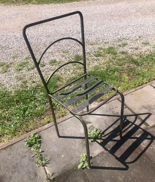 Krzesło metalowe ogrodowe 