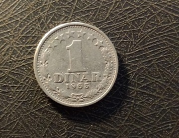 Moneta 1 dinar 1965