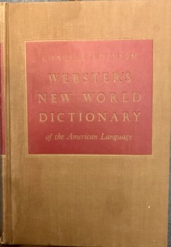 Websters New World Dictionary 1956