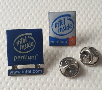 Przypinki,  pins zestaw Intel Inside