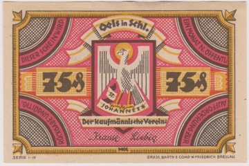 Oels (Oleśnica), 75 Pf, b.d.