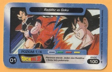 KARTA DRAGON BALL Z - CHIO - RADDITZ VS GOKU